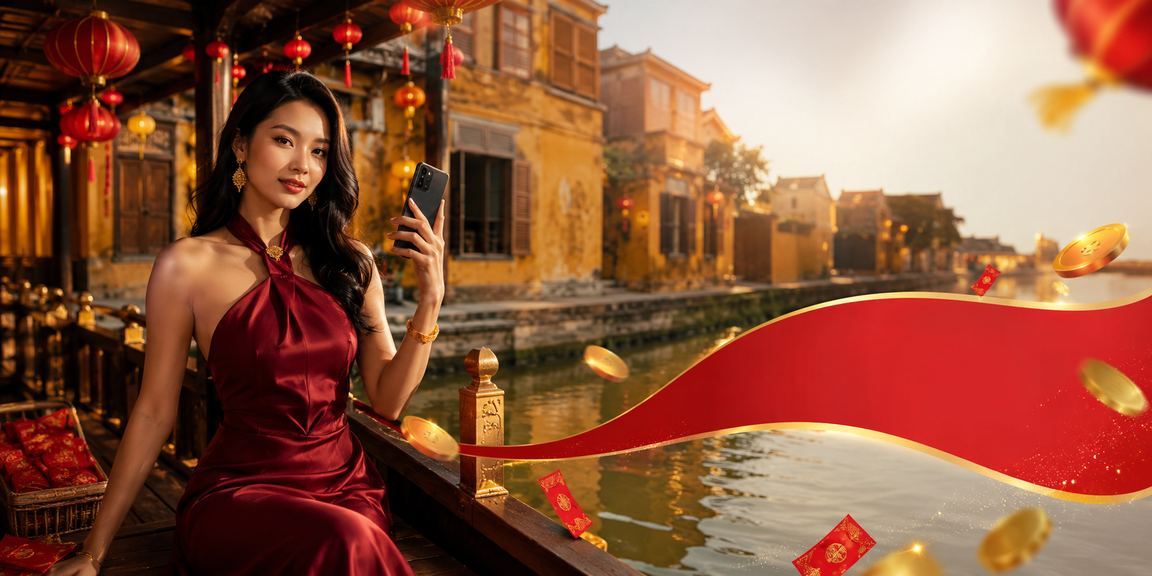 Không khí đèn lồng Hội An gợi cảm hứng cho phần thưởng phong bì đỏ trên nền tảng