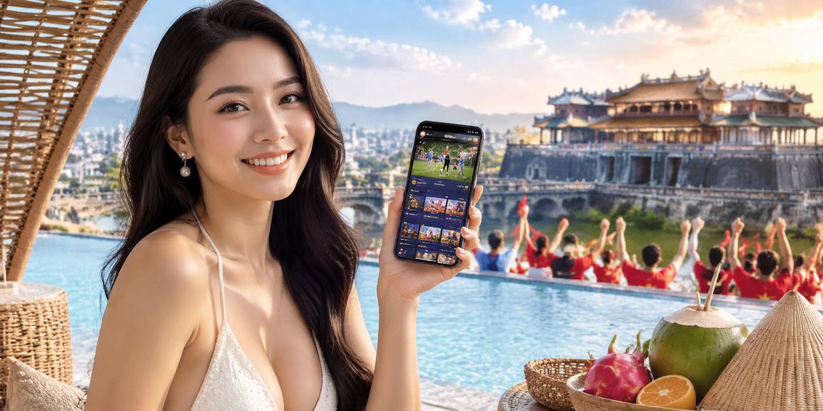 Người dùng tại Huế trải nghiệm ứng dụng casino trực tuyến mang phong cách nón lá truyền thống
