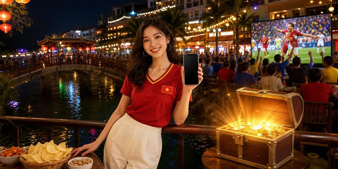 Người dùng tại Phú Quốc đăng ký tài khoản và nhận thưởng chào mừng trên điện thoại di động