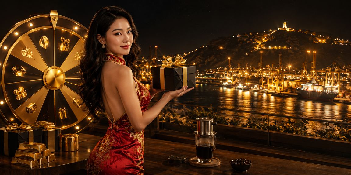 Người chơi tại Vũng Tàu đặt cược Roulette trực tuyến trong quán cà phê ven biển